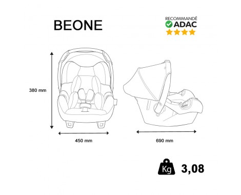 Автокресло детское Nania Beone Access (0-13 кг)