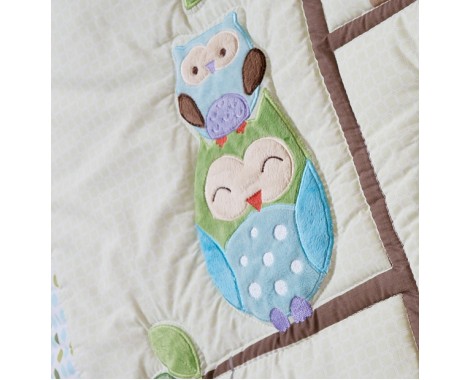 Комплект в кроватку Shapito Summer Owls 7 предметов