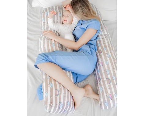 Подушка для беременных AmaroBaby U-образная 340 х 35 см.