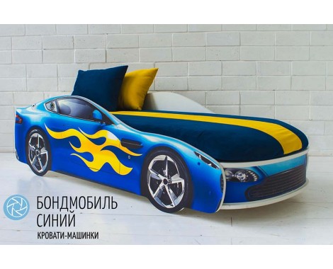 Кровать с матрасом Бельмарко Бондмобиль 170 х 70 см.