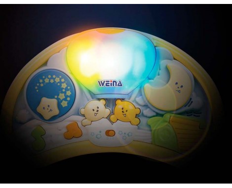 Музыкальный ночник Weina Мишки на воздушном шаре