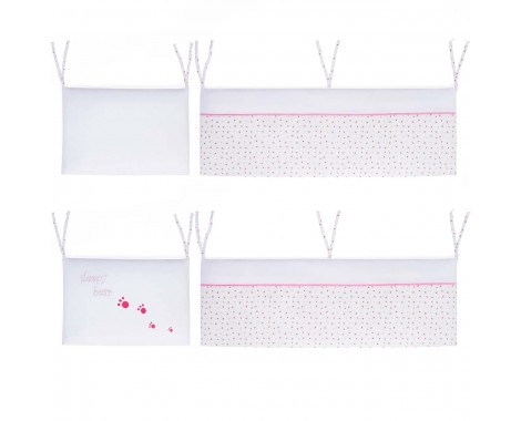 Комплект в кроватку Kidboo Cute Bear pink 6 предметов