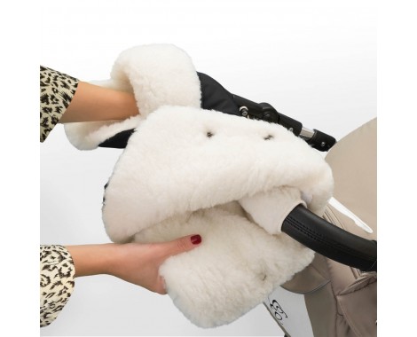 Муфта-рукавички для коляски Esspero Karolina (100 % овечья шерсть)