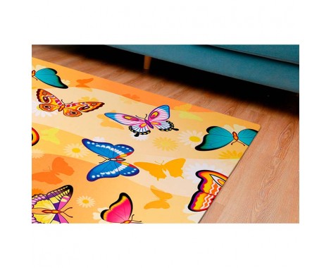 Детский двухсторонний игровой коврик Funkids Medium-15 200 х 140 х 1,5 см Бабочки