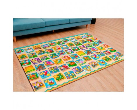 Детский двухсторонний игровой коврик Funkids Medium-12 200 х 140 х 1,2 см