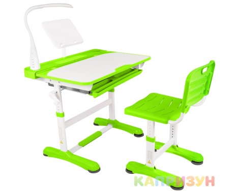 Парта-трансформер со стулом Капризун R8-1 зеленая
