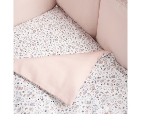 Комплект в кроватку Perina Lovely Dream розовый Princess 6 предметов