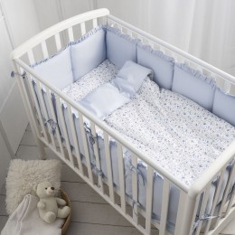 Комплект в кроватку Perina Lovely Dream голубой Cosmo 6 предметов