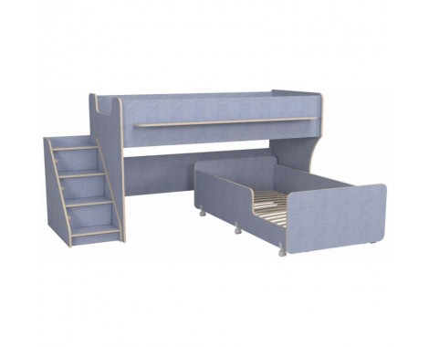 Двухъярусная кровать с лестницей и ящиками Капризун-7 Р444-2
