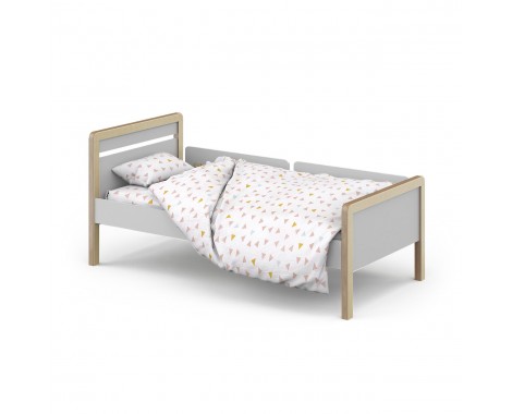Детская подростковая кровать Sweet baby Aura naturale grigio 160 х 80 см