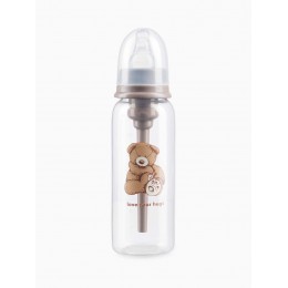 Антиколиковая бутылочка Happy Baby с силиконовой соской bears 250 мл.
